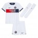 Camiseta Paris Saint-Germain Kylian Mbappe #7 Segunda Equipación Replica 2023-24 para niños mangas cortas (+ Pantalones cortos)
